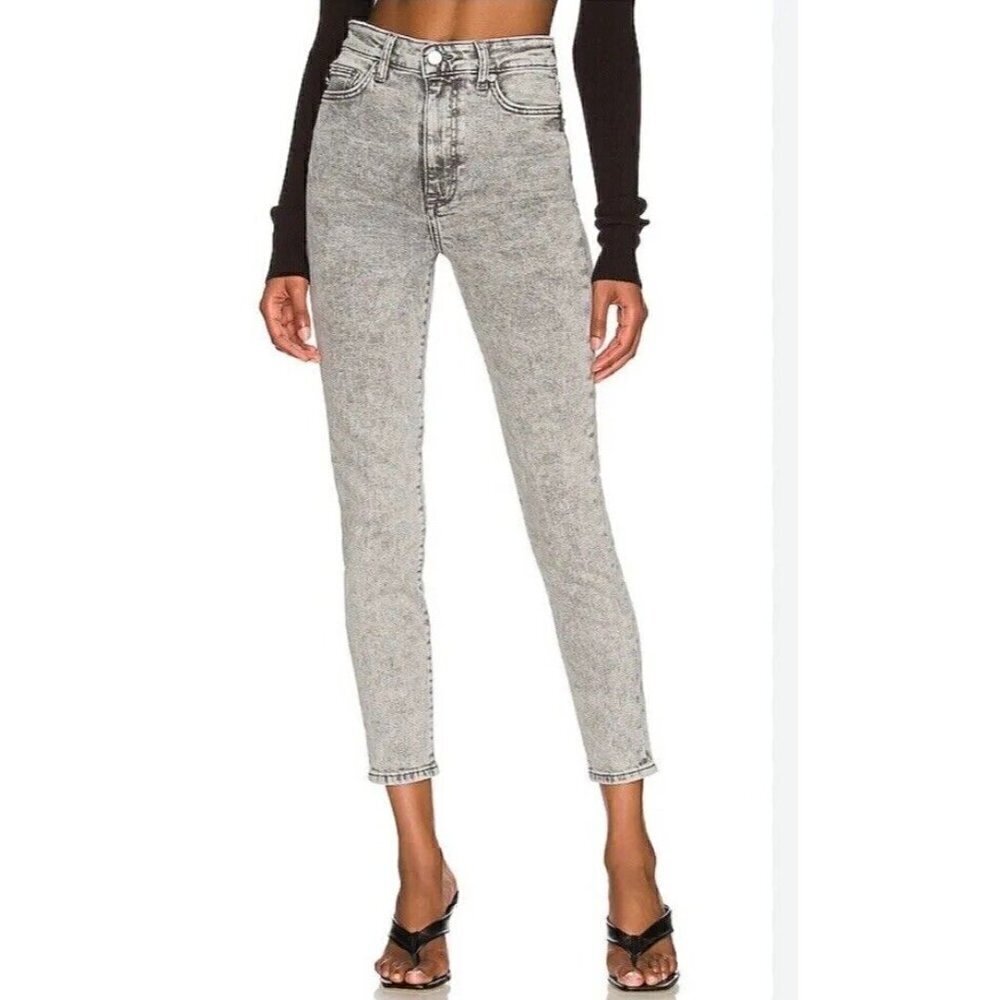 LF LOVERS & FRIENDS Women's Sz 32 Mason High Rise Skinny Jeans in Greystone